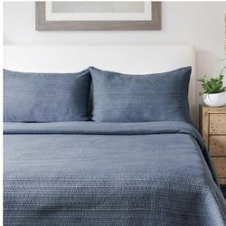 Jennifer Adams Stonewashed 3piece Quit Set 