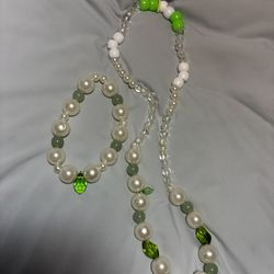 Matching Necklace And Bracelet   