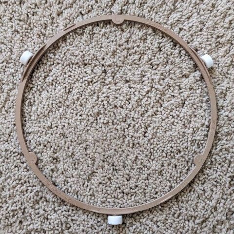 8-1/2" microwave oven replacement plastic round roller ring for glass turntable rotating plate tray