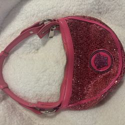 Versace La Medusa Pink Silk Mini Bag 