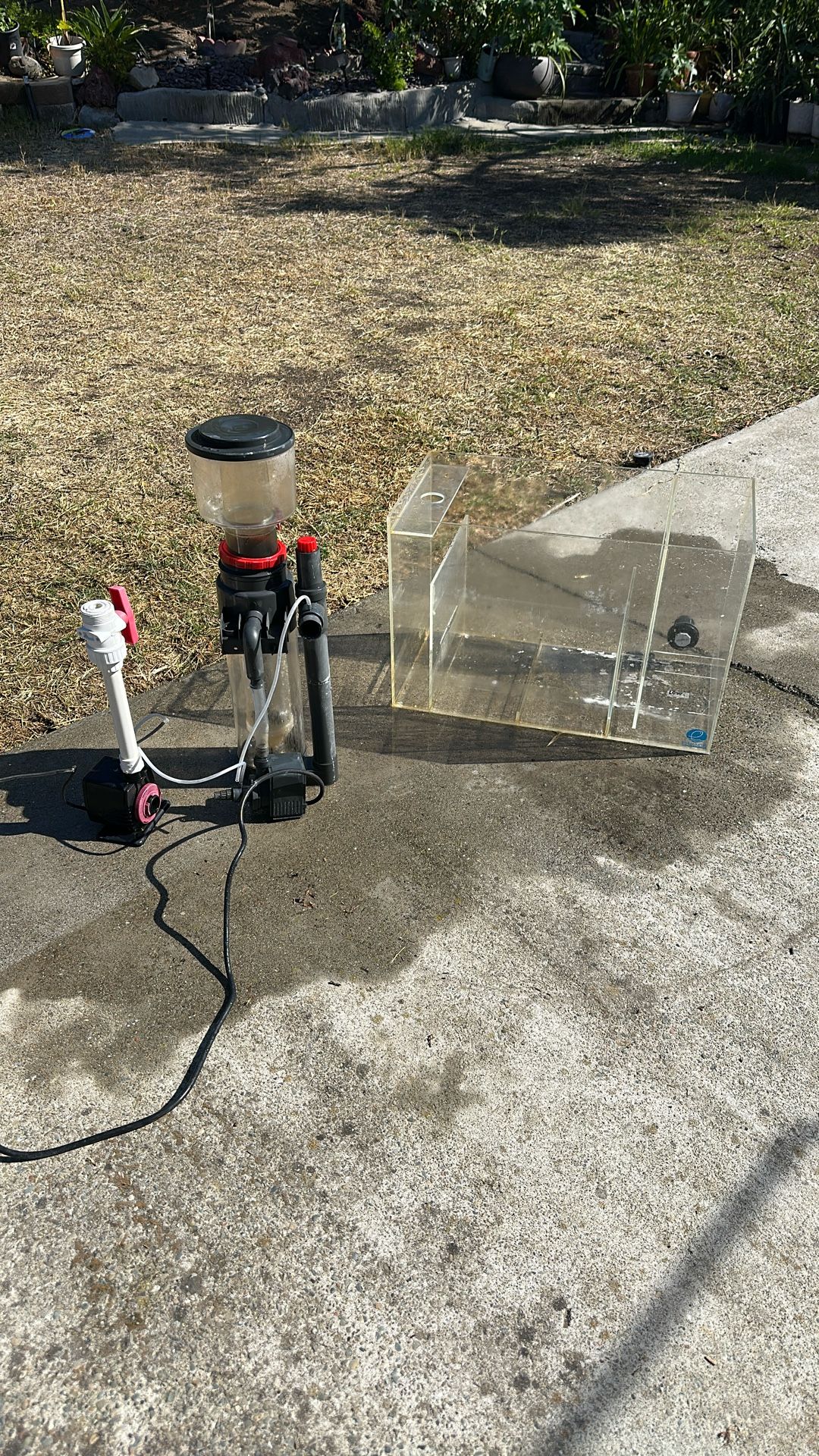Saltwater Aquarium Sump, Return Pump, Skimmer