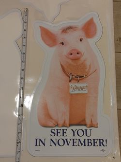BABE: PIG IN THE CITY (November 1998) Window Cling Stickers