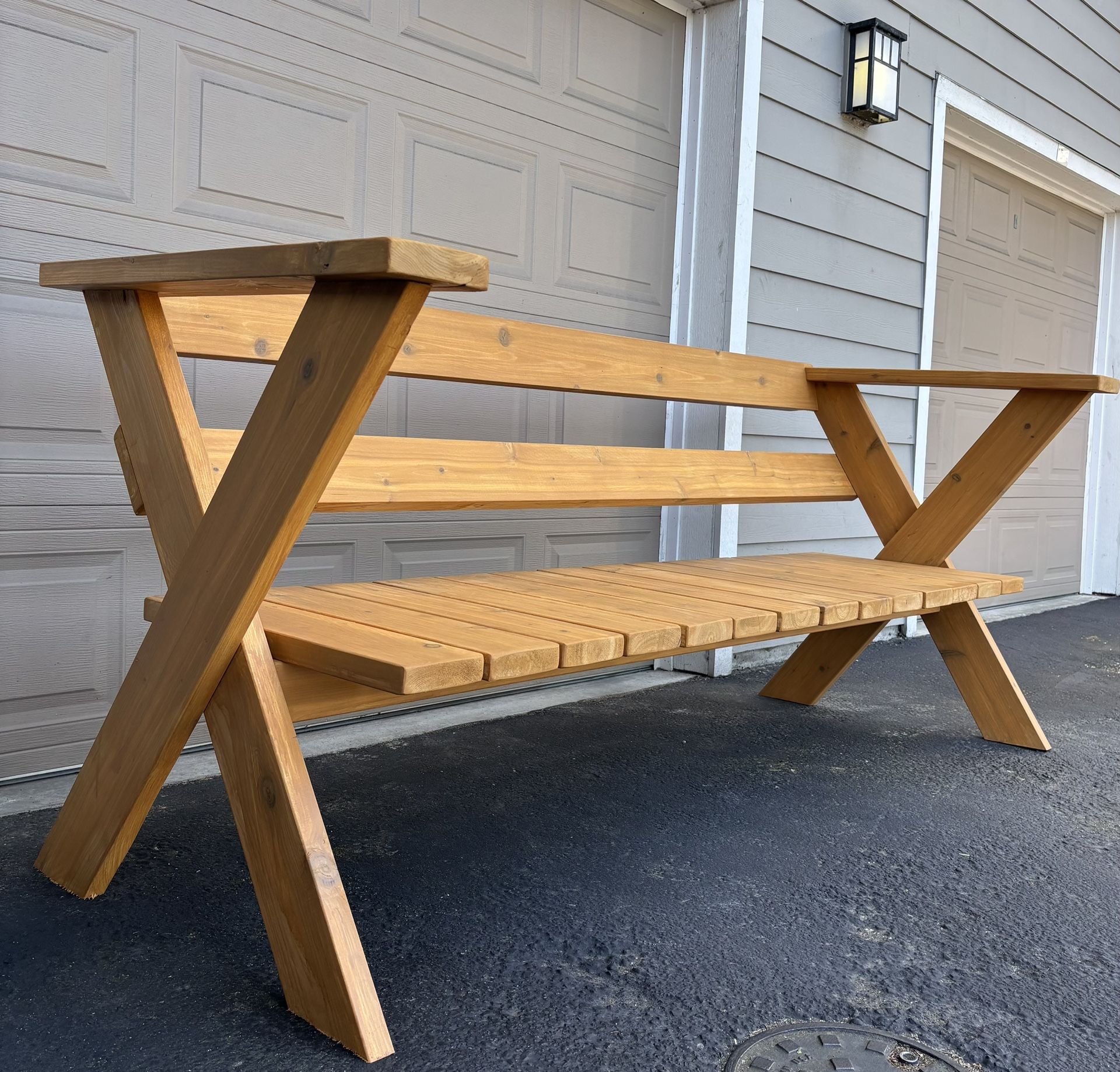 Handmade Outdoor Cedar Sofa