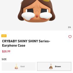 Popmart Crybaby “Shiny Shiny” Earphone Case