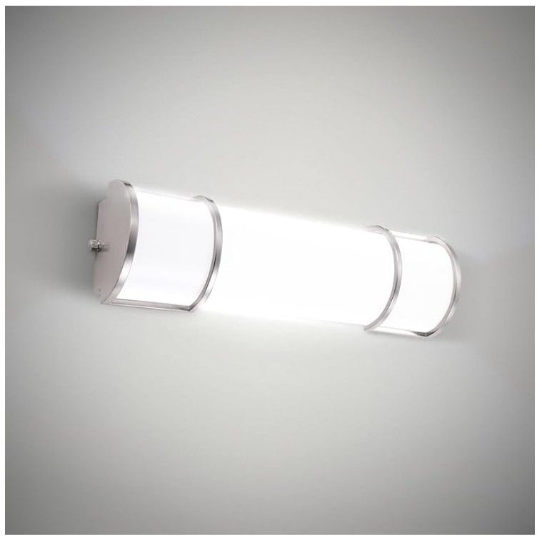 ASD 18" LED Vanity Light – Nickel, Dimmable, 3CCT – D25
