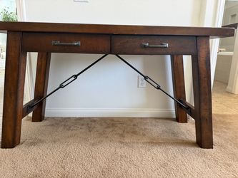 rustic sofa/entryway table