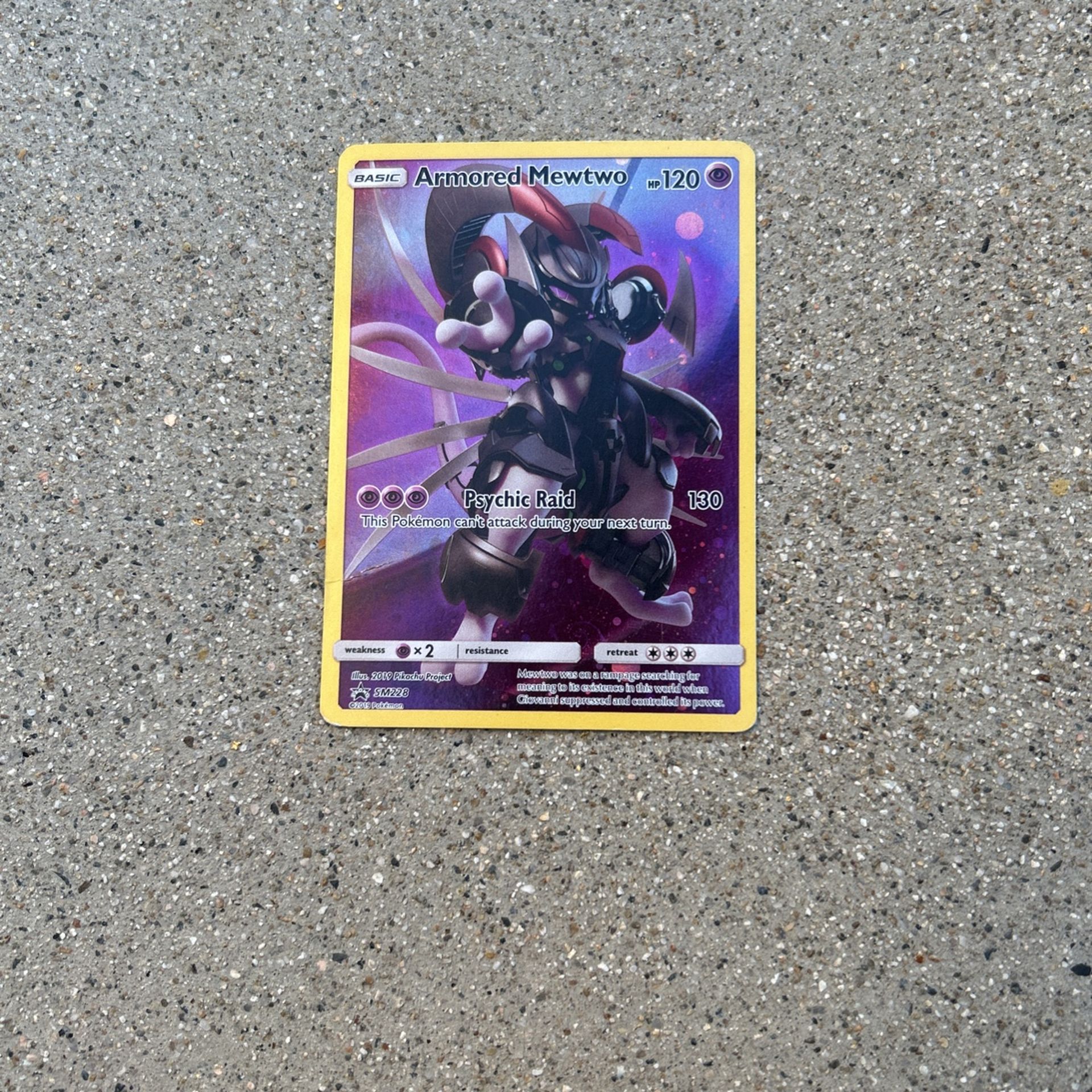 armored mewtwo pokemon card ARS10 365/SM-P Promo 2019 PSA Japanese PS6 Moon Promos Japanese Promo #365 PSA Authenticated 10 Card Pokmon Card Sleeve - Armored