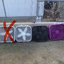 Box Fans (for All Three) 