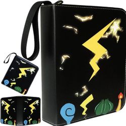Trading Card Binder - 900 Cards Album Holder Books Case Folder with Sleeves - Gi