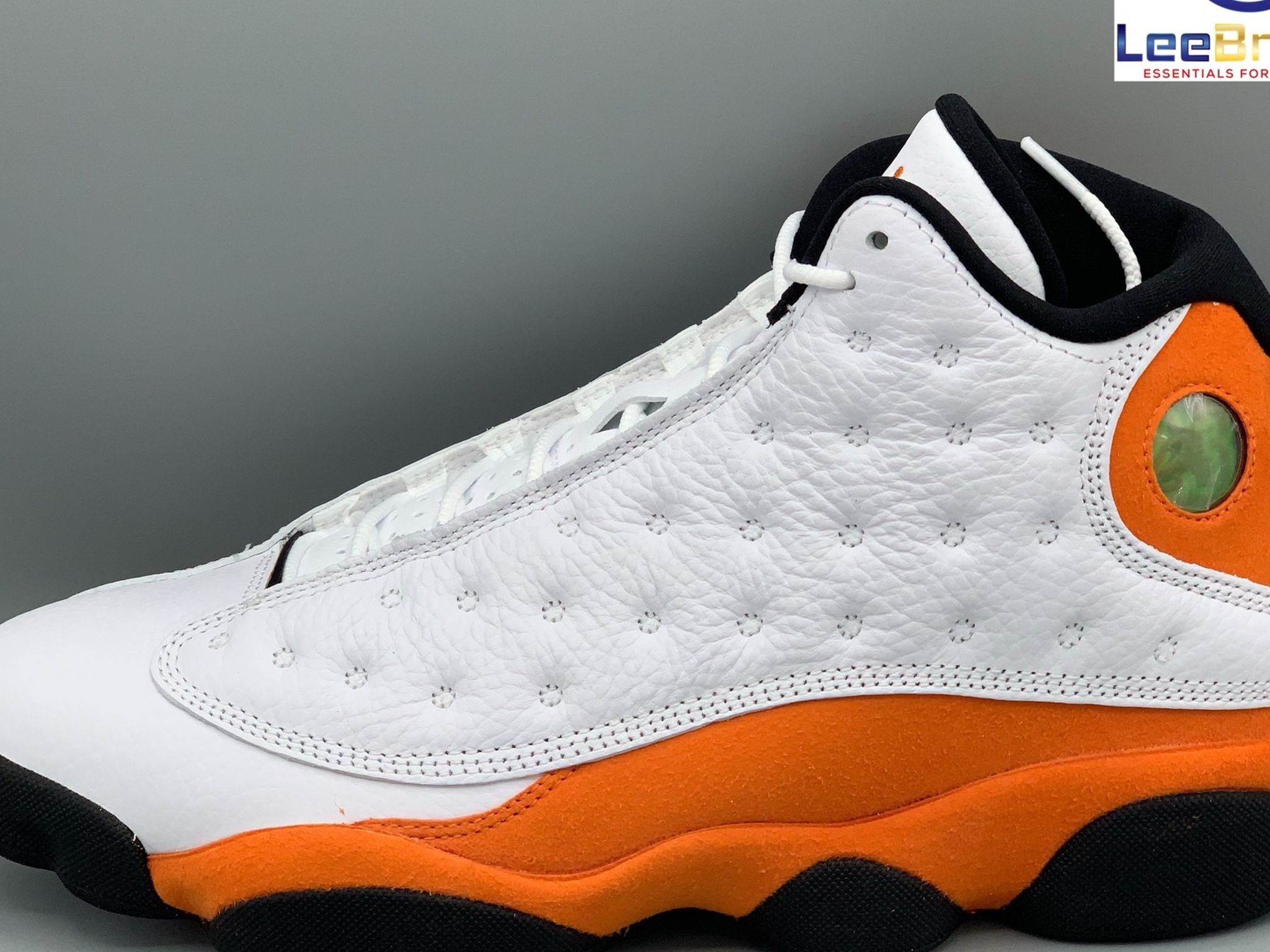 NIKE AIR JORDAN RETRO 13 "STARFISH" 414571-108 WHITE ORANGE MENS GS In Hand Sizes 6Y, 9, 10