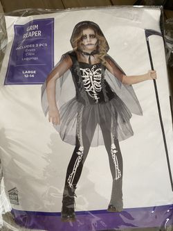 Grim reaper girl costume