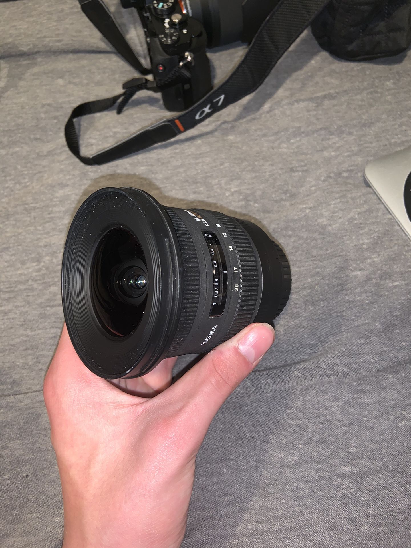 Sigma 10-20mm f3.5 canon lens