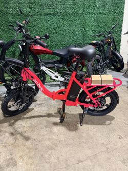 Actbest - Cityrun City Commuting Electric Bike Step Thru Folding Ebike w/ 30mi Max Range 20mph Max Speed 500w Peak Power