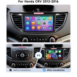 8 CORE 6G+128G] for Honda CRV 2012-2016 Car Radio with Wireless Carplay/Android Auto, 9 Inch Android 13 IPS Touch Screen Car Stereo, Bluetooth, GPS Na