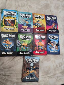 Books dog man
