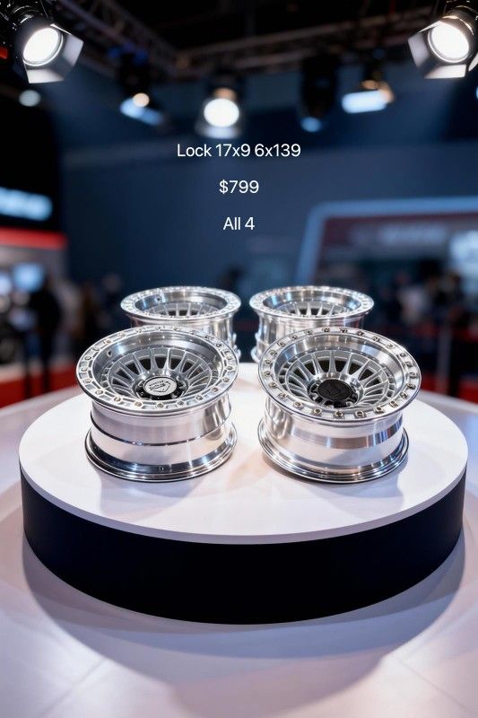 Lock 17x9 6x139  $799 All 4