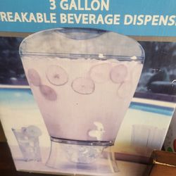 Clear Plastic Drink Dispenser $5