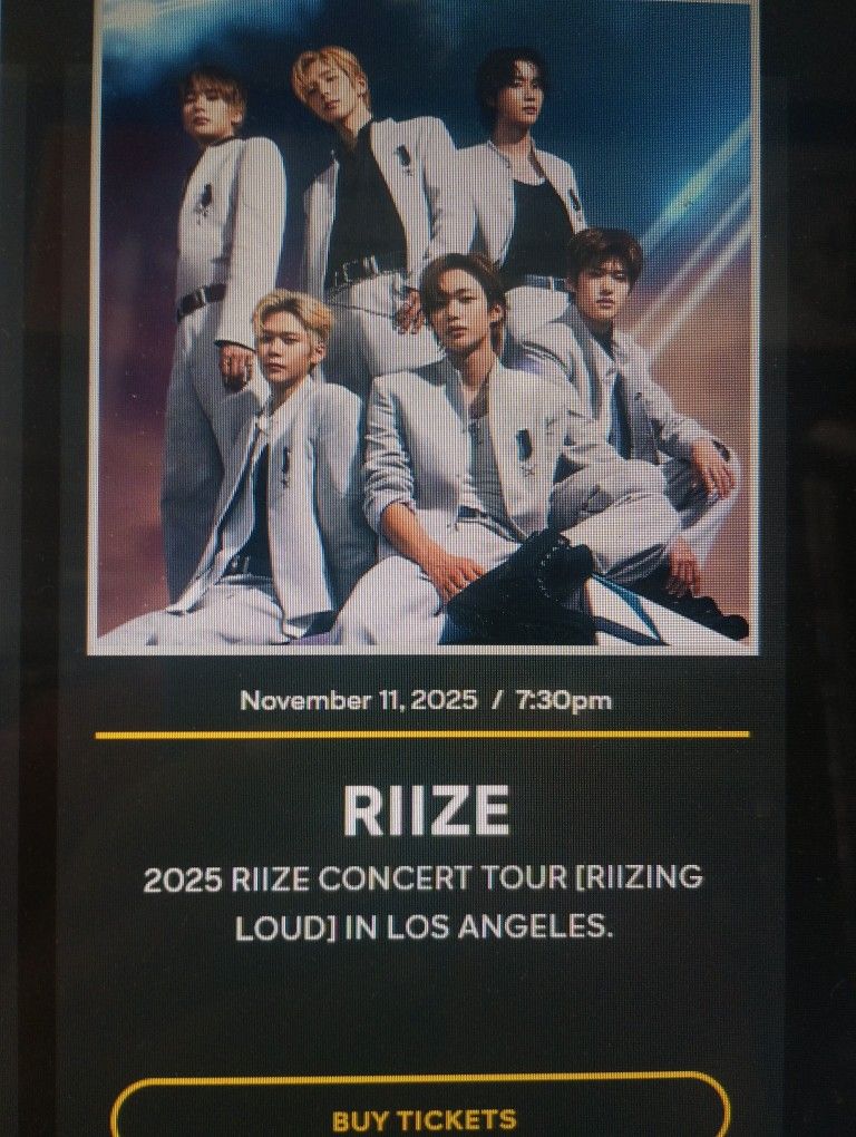 RIIZE Tickets