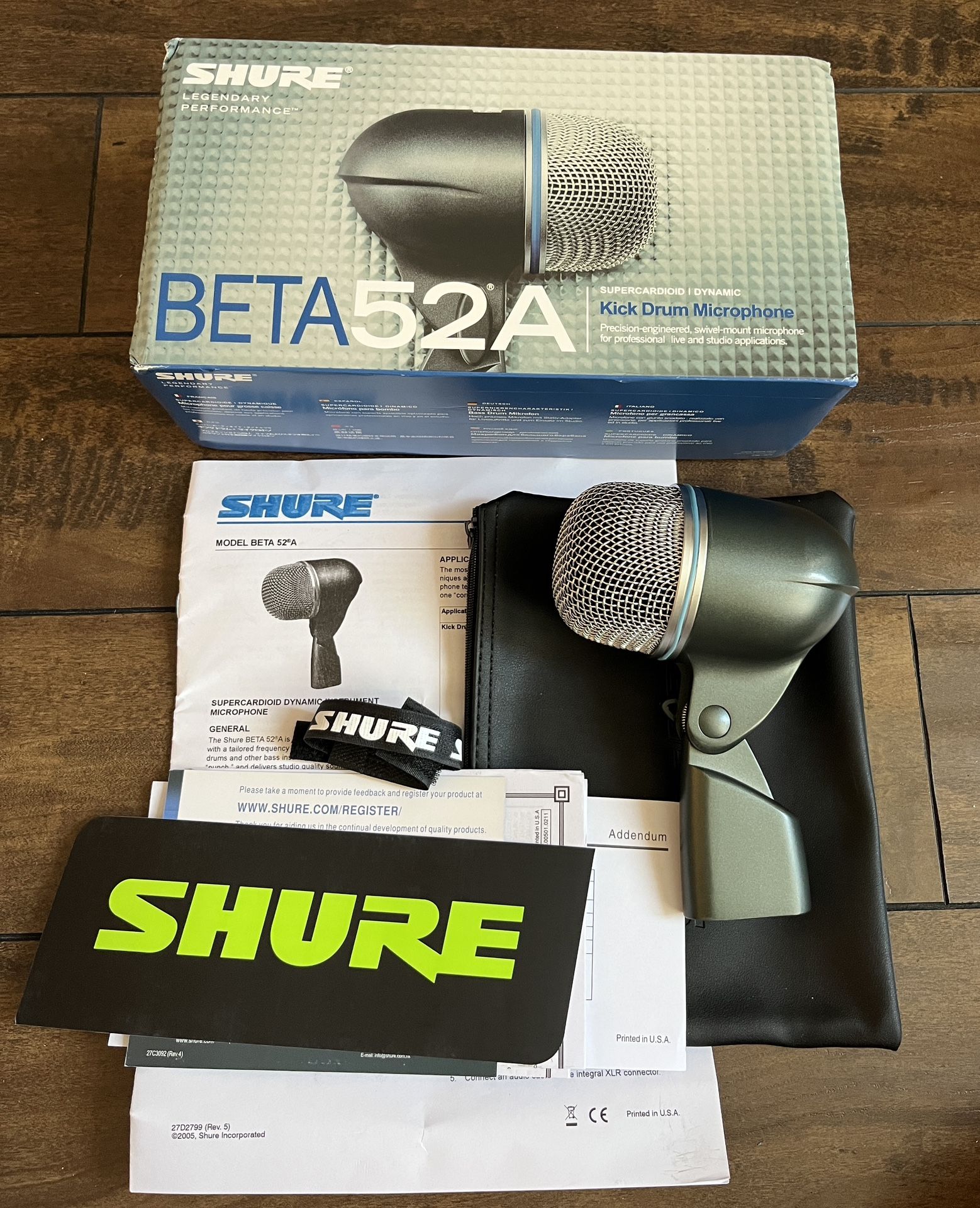 Shure BETA 52A Supercardioid Dynamic 52 A