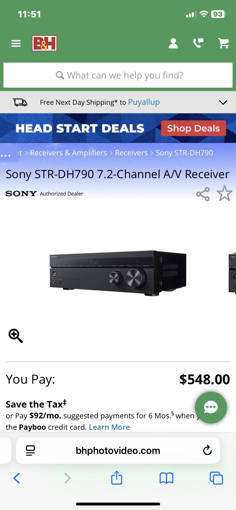 New Sony Receiver