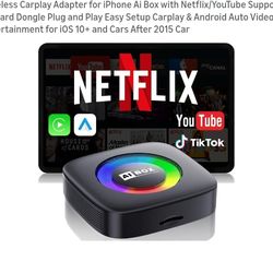 Caeplay Adapter For Iphone Or Android With Youtube/netflix