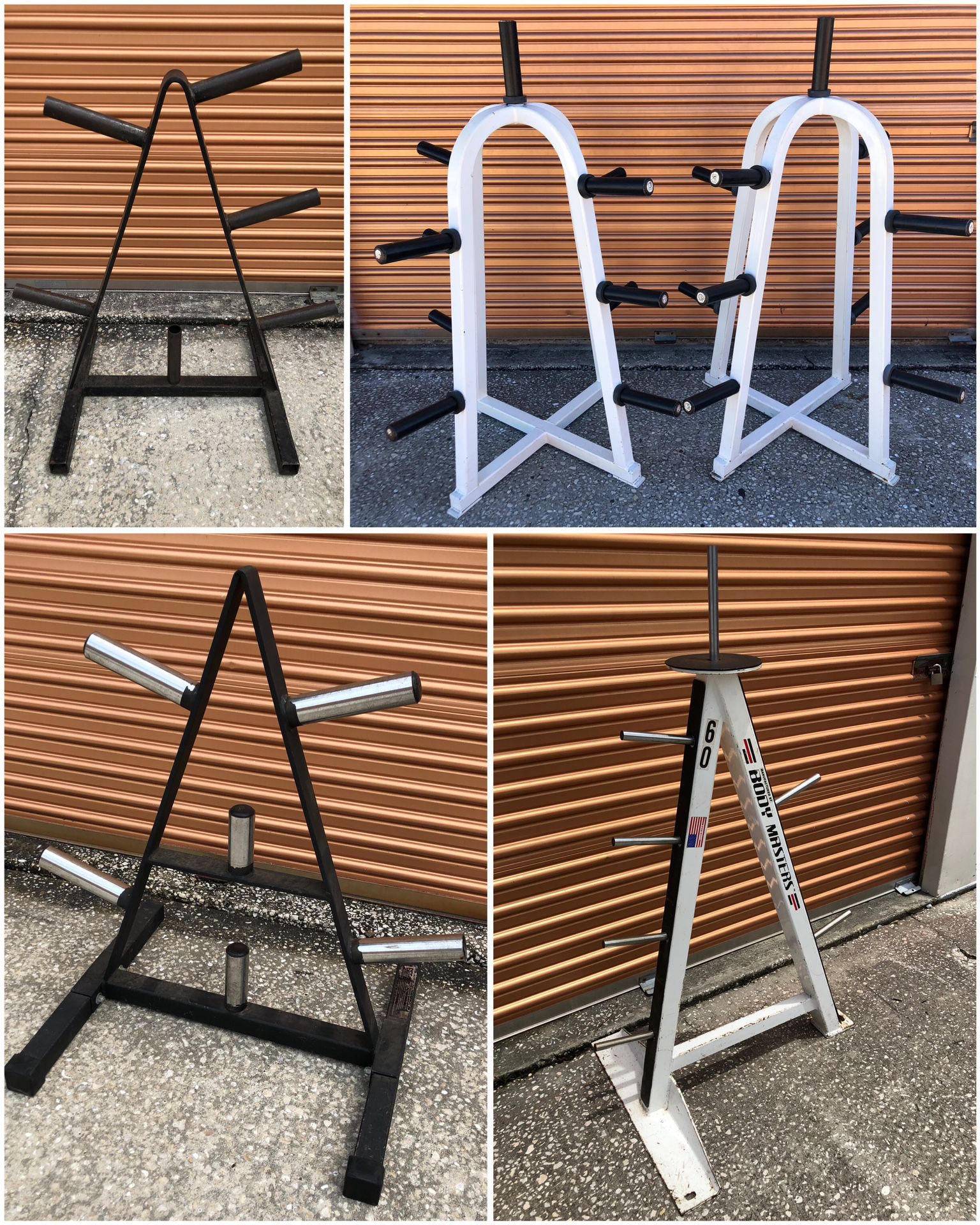 Dozens of Olympic Weight Trees/ Racks Available