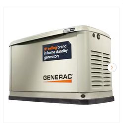 Generac 10,000 Watt - Dual Fuel Air- Cooled Whole House Home Standby Generator, Smart Home Monitoring