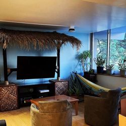 Tiki Bar Tv Stand (Palapa)