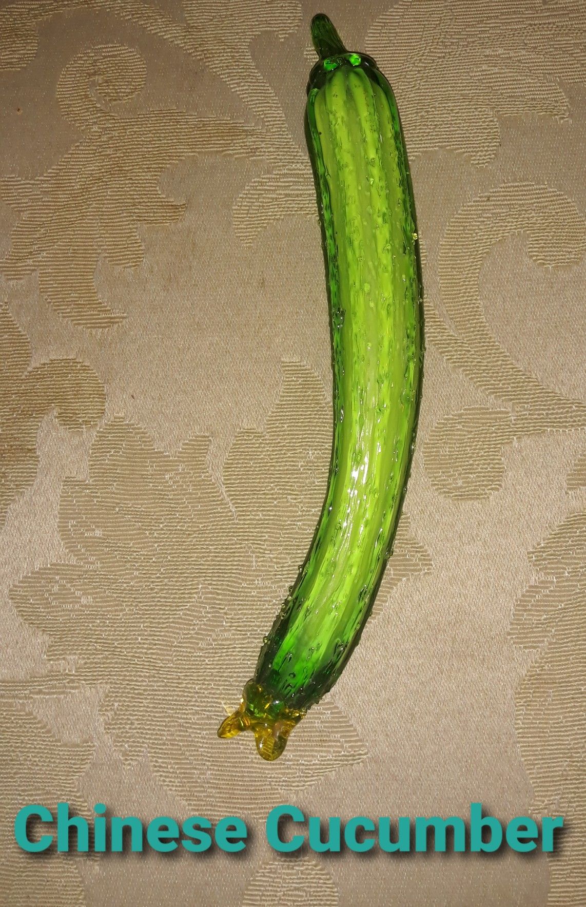Glass Chinese Cucumber-Vintage-Old School