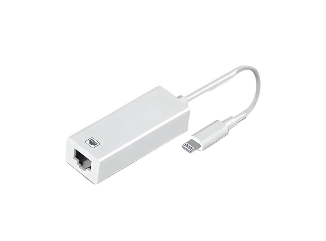 [Apple MFi Certified] Lightning to Ethernet Adapter,RJ45 Ethernet LAN Network Adapter Cable with 8 Pin Connector Compatible with iPhone 13/12/11/XS/XR