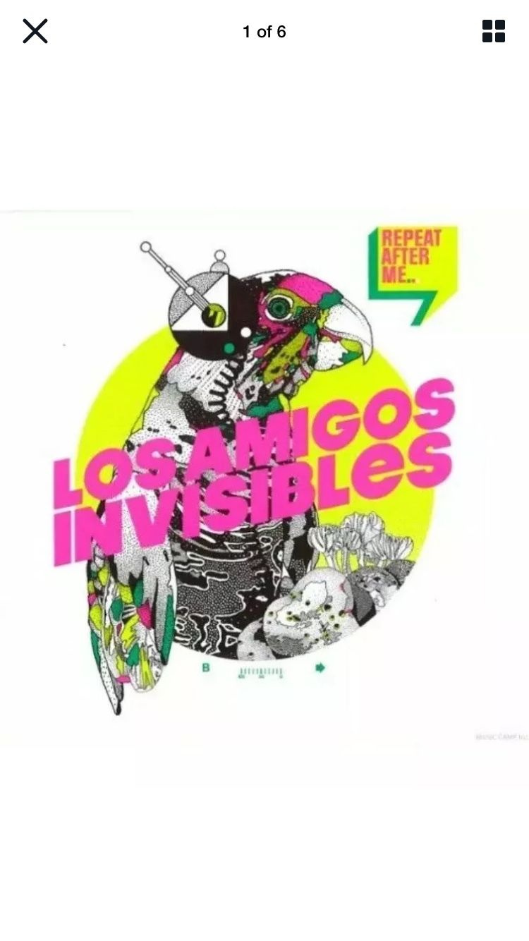 LOS AMIGOS INVISIBLES “REPEAT AFTER ME... CD 2013 12 Songs Nacional Records