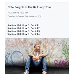 Tickets To Nate Bargatze