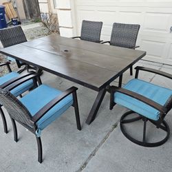 Huge Outdoor Dining Patio Furniture Set 