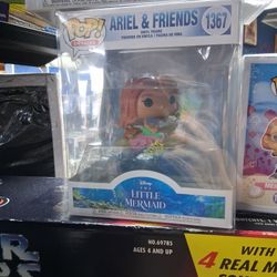 the Funko Pop! Deluxe Disney: The Little Mermaid - Ariel & Friends #1367 vinyl figure. 