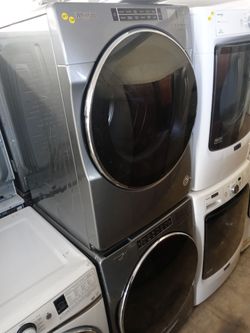 Whirlpool gray stackable front load washer and dryer set - Free delivery