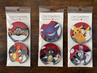 Pokémon Car Coasters