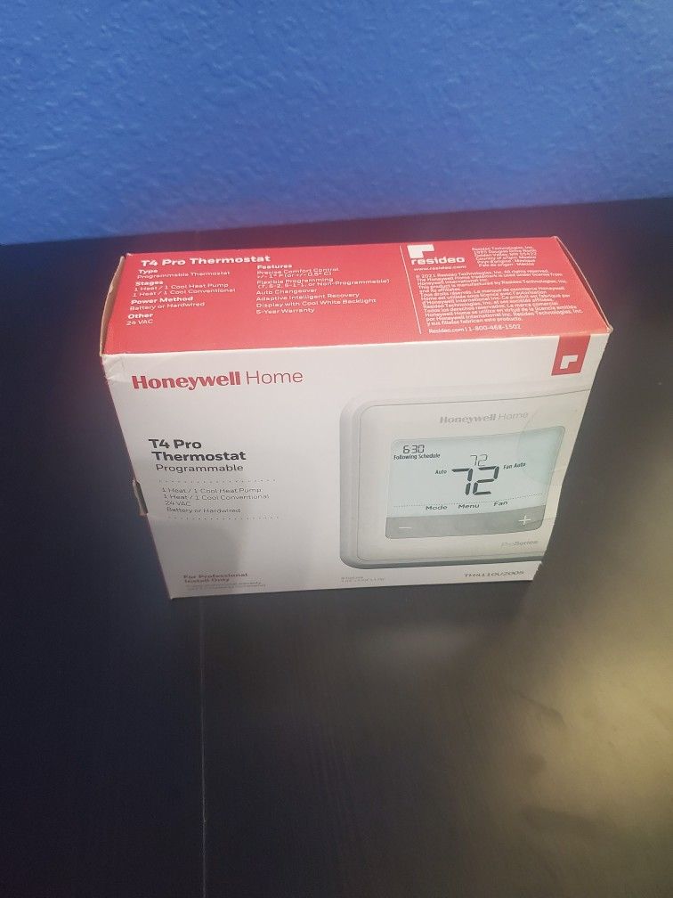 Honeywell T4 Pro Thermostat