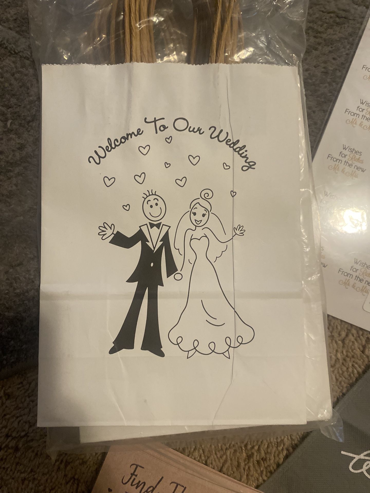 Wedding Gift Bags (24 Total)