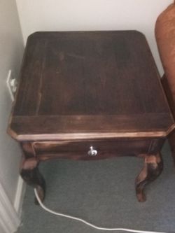 Rustic wood table