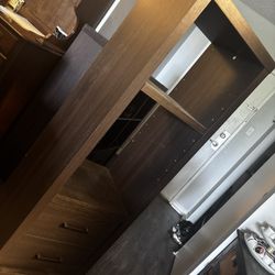 Dark Wood Living Room Piece