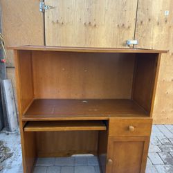 Solid Wooden Computer Desktop 