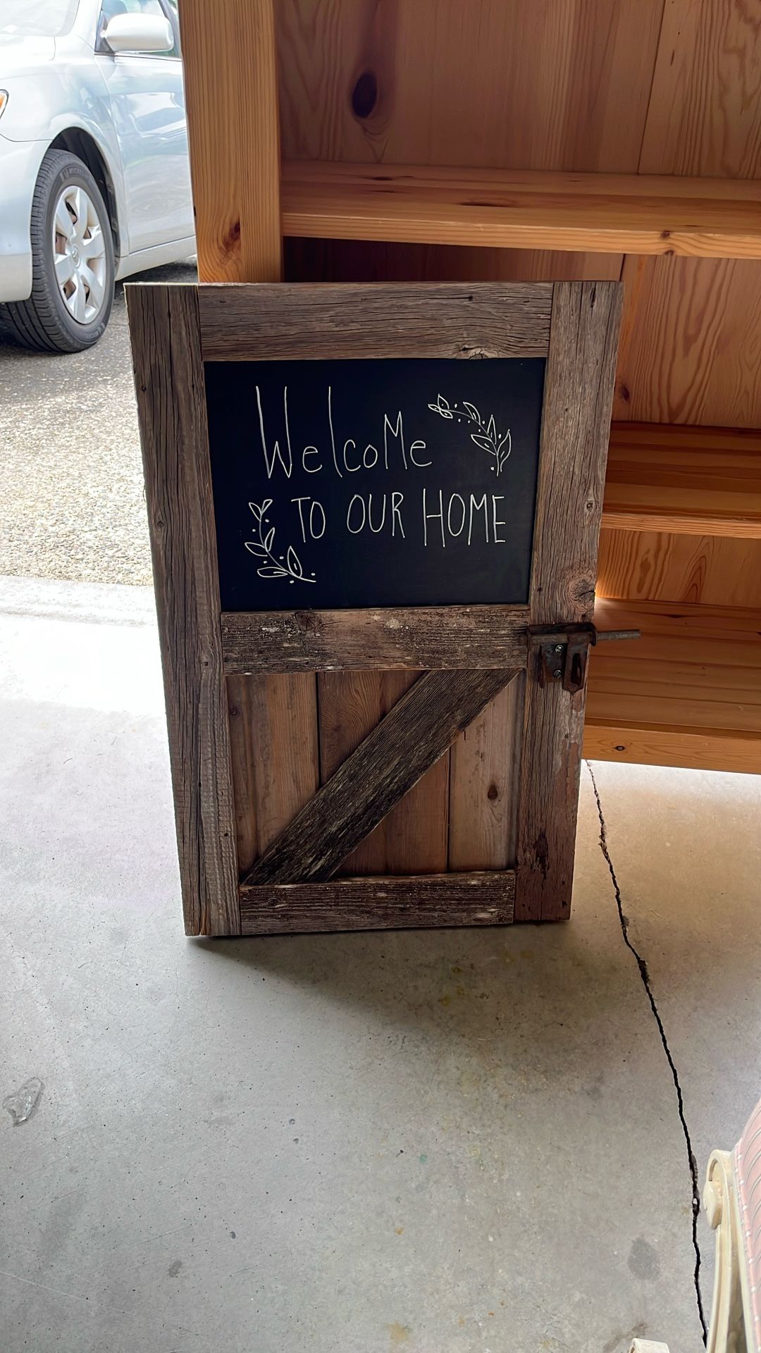 Rustic Door Wall Sign