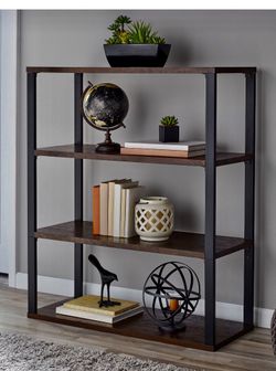 BRAND NEW UNOPENED BOX  Mainstays 45" Clarendon 3-Shelf Metal Frame Book Case