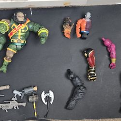 DC Universe  Lot, Kalibak, Grundy- Right Leg And Arm, Imperiex- Right Arm, Gorilla Grodd-left Arm, Despero-right Arm, Rex Mason&Right Hand And Misc. W
