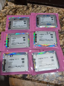 2TB Crucial MX500 2.5" Internal SATA3 SSD