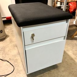 Steelcase Mobile Cabinet With Keys 