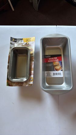 Never used bread pans lg and am