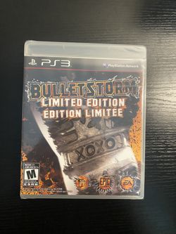 Bulletstorm Limited Edition For PS3 Sealed