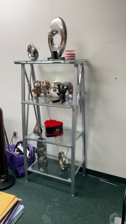 Glass decor stand