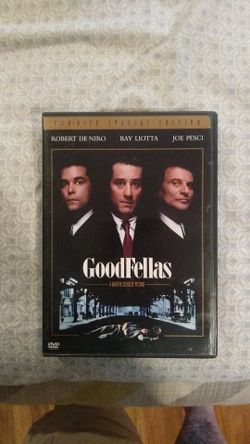 Goodfellas a Martin Scorsese film 2 disc special edition